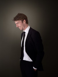 a man in a suit and tie